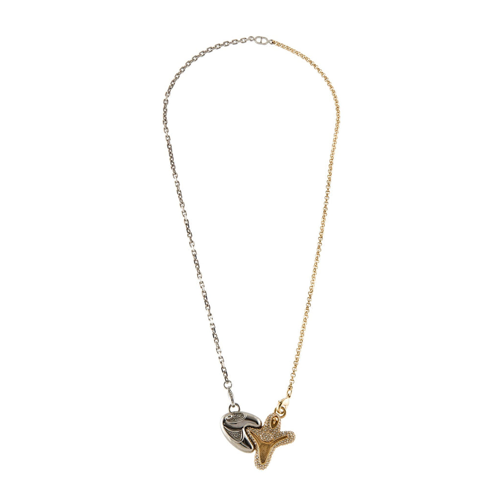 18K CD Homme x Kenny Scharf Crystal Pendant Necklace