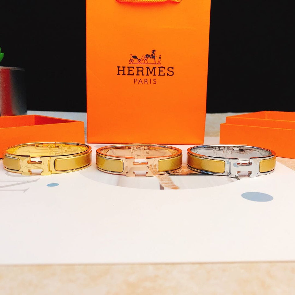 18K Clic H Yellow Bracelet