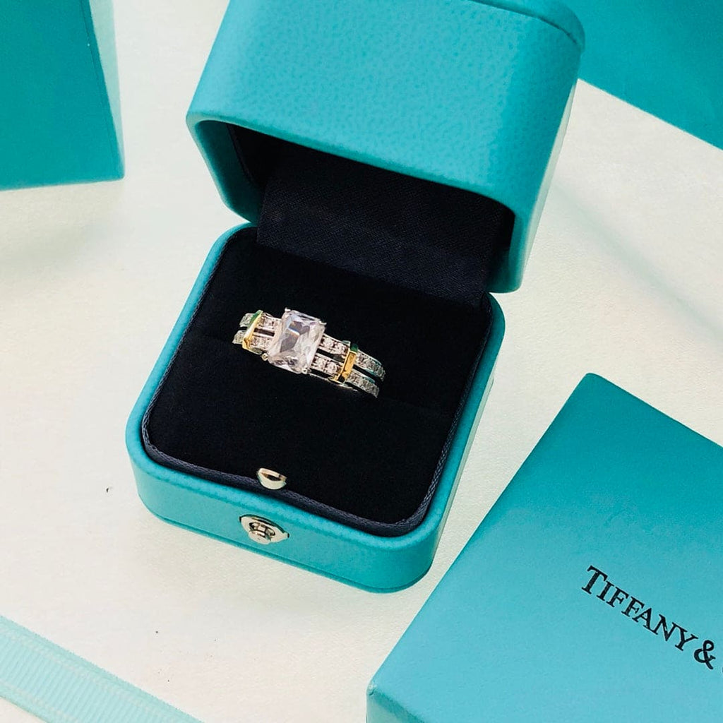 18K T Diamonds Ring
