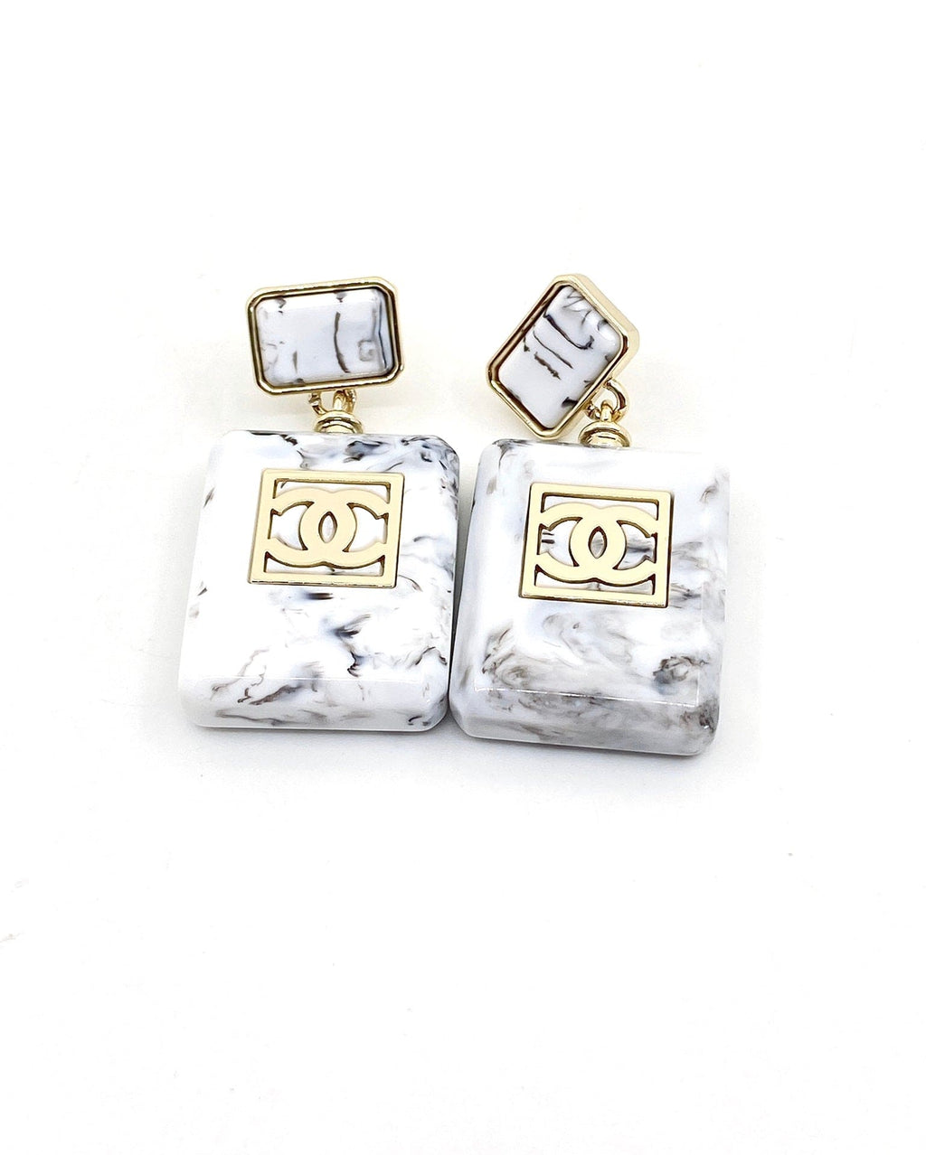 18K CC Eternal No¡ã5 Earrings