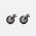 18K CD Tribales Black Earrings