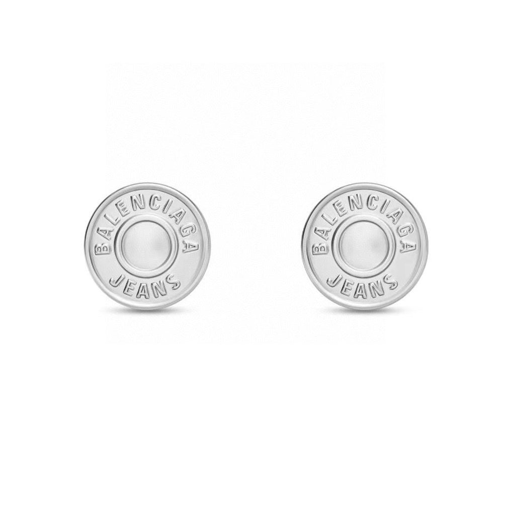 18K BB Cirle Earrings
