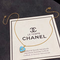 18K CC Blue Heart Necklace