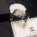 18K CC Vintage Cuff Bracelet
