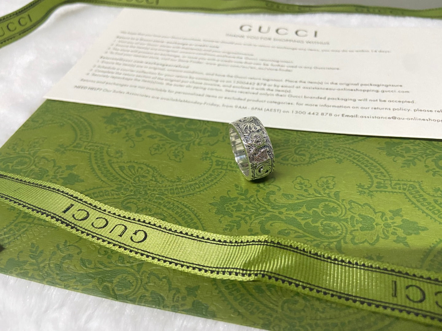 GG Feline Head Ring